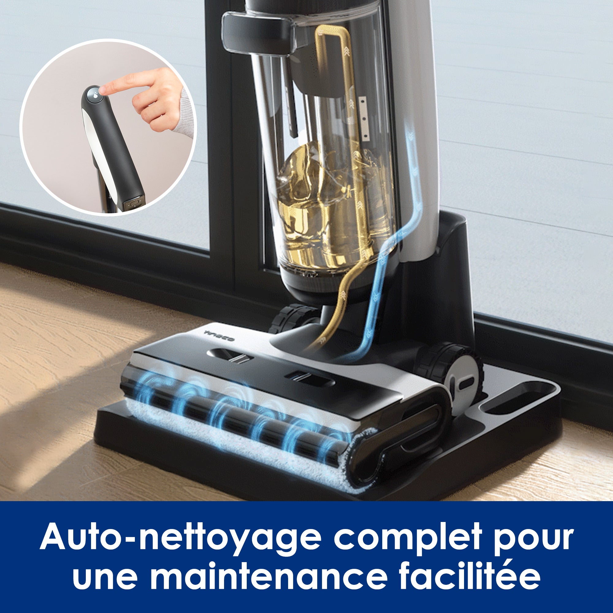 Ensemble d'accessoires pour aspirateurs secs et humides Tineco Floor One S6/S7 PRO (1* rouleau de brosse)