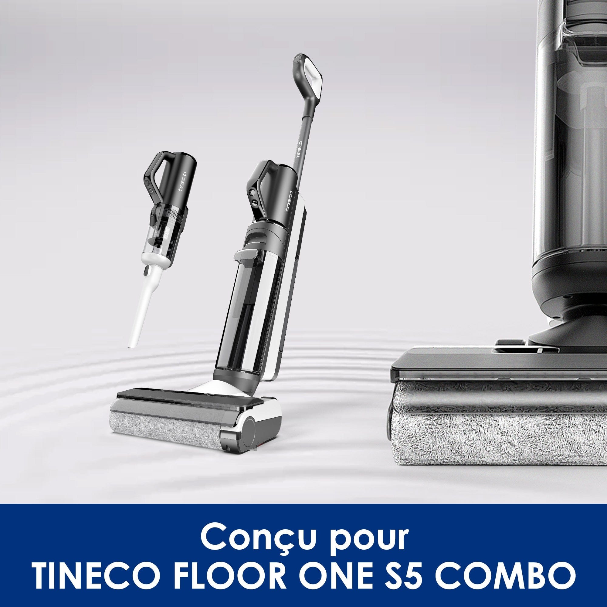Kit d'accessoires pour aspirateur sec/humide intelligent Tineco FLOOR ONE S5 COMBO
