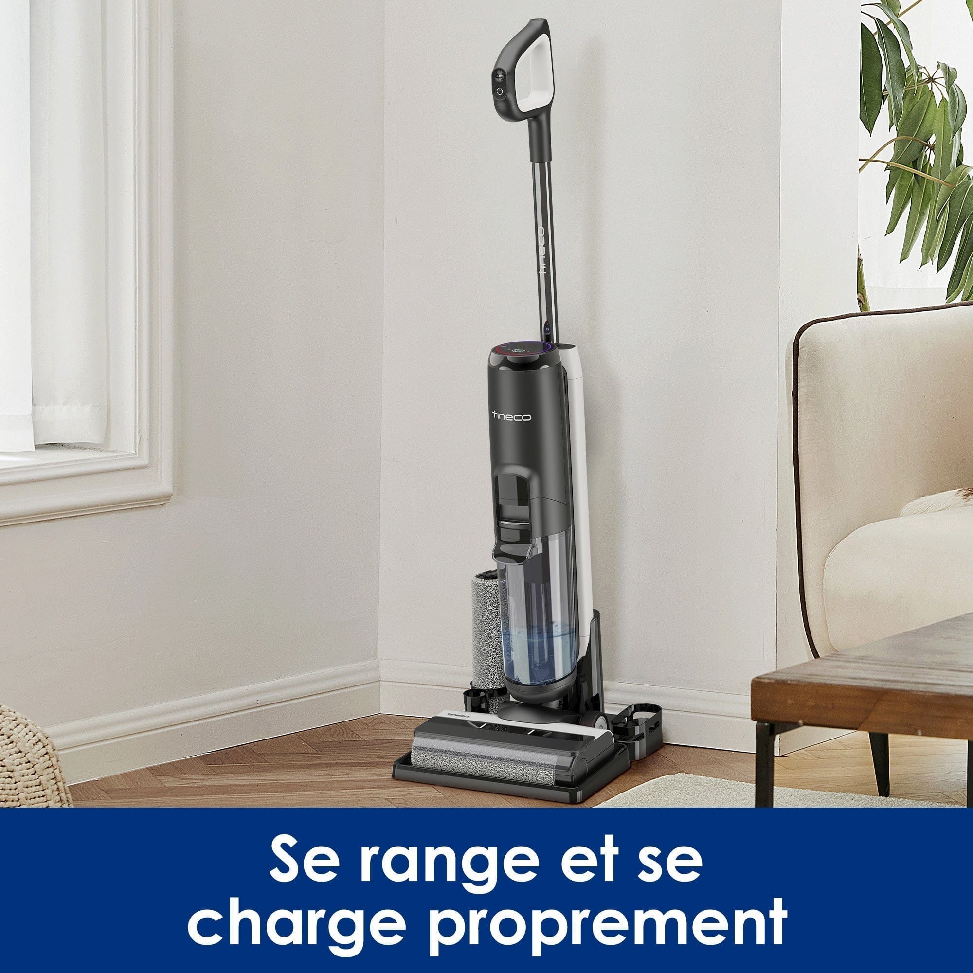 Tineco Floor One S5 Intelligent Aspirateur Eau et Poussière sans Fil