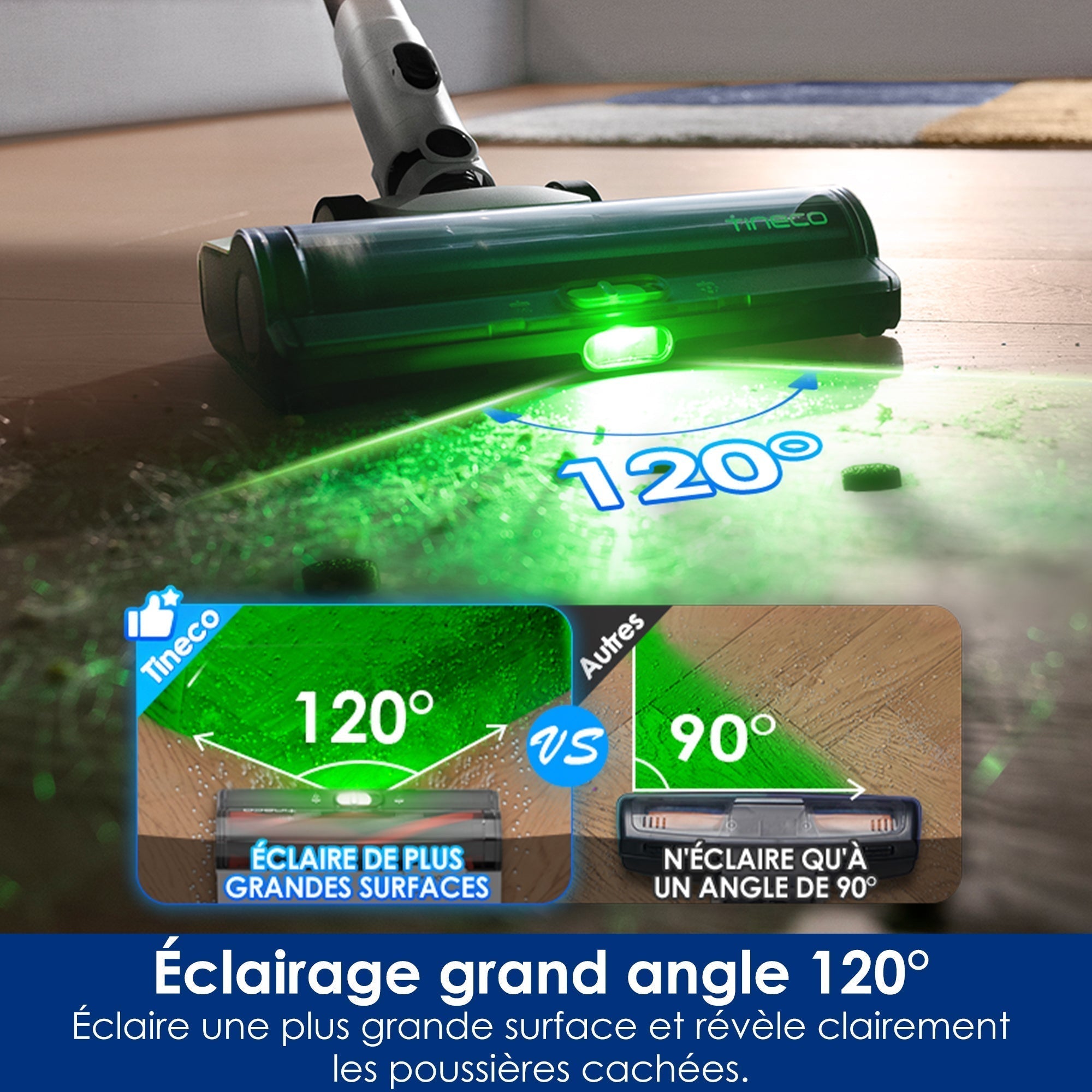 Tineco PURE ONE Station 5 PLUS Aspirateur Sans-Fil Intelligent